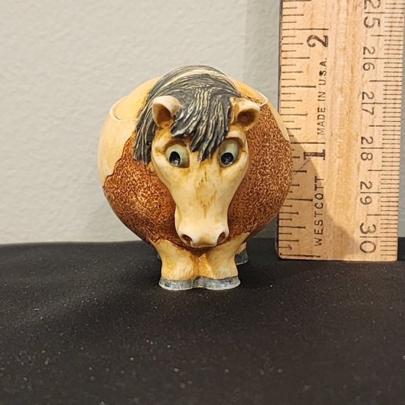 Vintage Harmony Kingdom Pot Bellys 'Tonie' Farmyard Pony Figurine - Picture 5 of 8